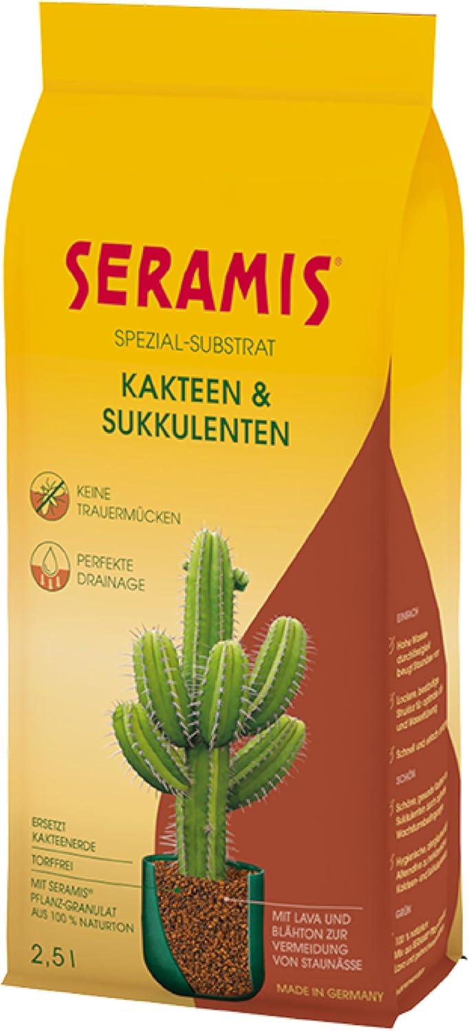 Seramis Spezial-Substrat für Kakteen und Sukkulenten